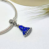 Елегантний браслет із металевого ланцюжка, прикрашений підвіскою Богородиці, фото 3