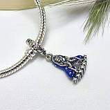 Елегантний браслет із металевого ланцюжка, прикрашений підвіскою Богородиці, фото 2