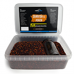 Метод стік-мікс Crazy carp Crayfish & Peach 400g
