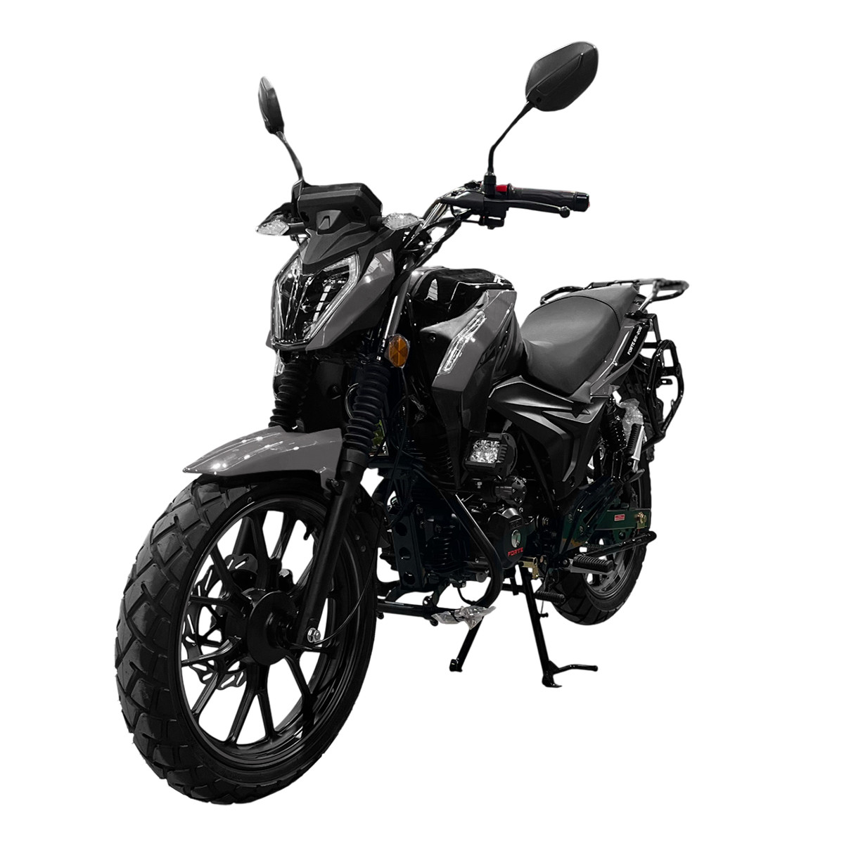 Мотоцикл BS-200 Forte Черно-серый - фото 1 - id-p2204291719