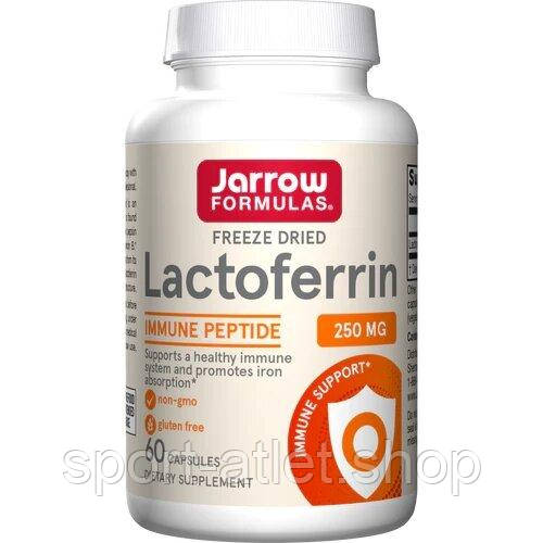 Натуральна добавка Jarrow Formulas Lactoferrin 250 mg, 60 капсул, фото 1