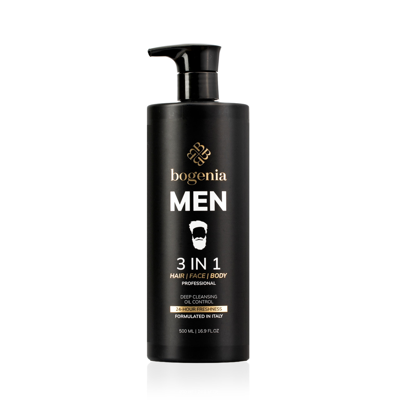 BG450 Чоловічий засіб Man 3 in 1 Hair Face Body Wash Bogenia №001, фото 1