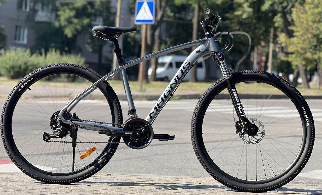 Велосипед гірський спортивний 29" CORSO Magnus MG-82119 сірий на зріст 180-190 см, фото 1