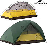 Кемпінговий двомісний намет NH17T012-T Палатка корпусна для відпочинку на природі 215x135x110 см Палатка для походу