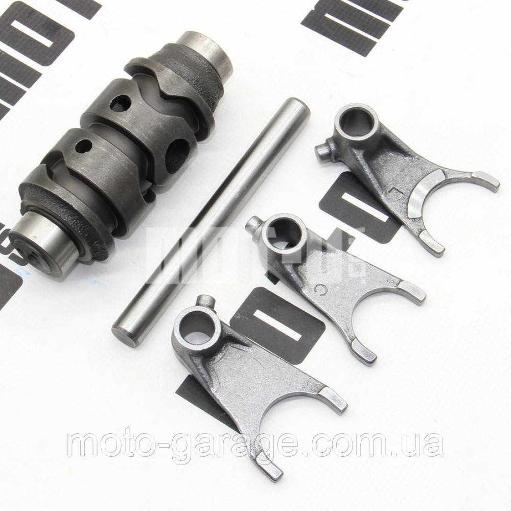 Вилки перемикання передач (комплект) 171YMM, 171FMM,FE250, Tekken, LX250GY-3K,KOVI 250 ADVANCE,ROCKSTER, фото 1