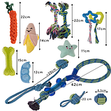 Набір іграшок для собак 16 в 1 Purlov 25384, фото 2