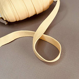 Тунельна стрічка безшовна, гладка 1см х1м, колір - світлий тілесний