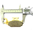 Гальмівні колодки задні квадроциклу Hisun Speed Gear 4000000 ATV EBC FA414TT, фото 3