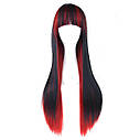 Довгі вогняні перуки RESTEQ 70 см — пряме синтетичне волосся для косплею, аніме, фотосесій та тематичних заходів, фото 2