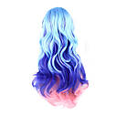 Довгі перуки RESTEQ - 70см, синій, рожевий, блакитне хвилясте волосся, косплей, аніме, фото 4