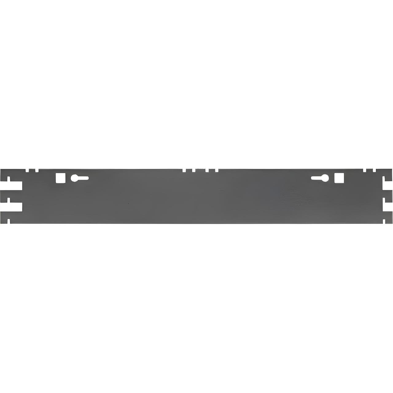 Двосторонній кронштейн для стелажа КМ 7016, 400 мм - металевий тримач полиць, темно-коричневий, фото 1