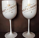 Фірмові келихи для шампанського Moët & Chandon, фужери Миє Шандон, Білий moet, фото 4