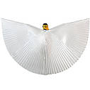 Красиві великі сріблясті крила RESTEQ — елегантні крила для вечірок, шоу та танцювальних виступів, легкі та ефектні аксесуари для, фото 6