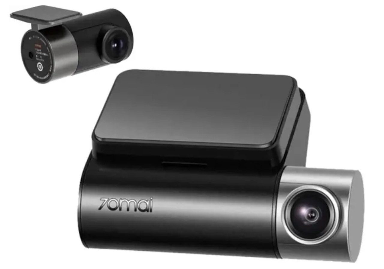 Автомобільний відеореєстратор Xiaomi 70mai Dash Cam Pro Plus+ (A500s) +камера заднього огляду RC06 Global, фото 1