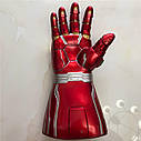Рукавичка нескінченності Залізної людини 36 см, що світиться. Рукавичка Iron Man. Месники фінал, фото 5