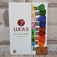 Карта кольорів муліне Luca-S (із зразками)