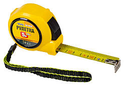 Рулетка Master Tool автом. фіксатор полотна №68-0519 5мх19мм