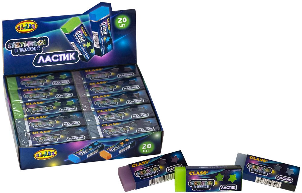 Гумка "Class" Glowing №4985-1C(1)(20), фото 1