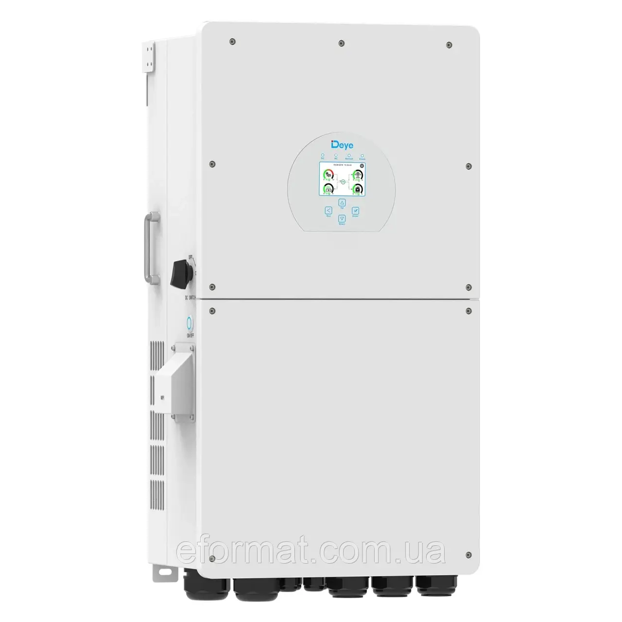 Гібридний інвертор Deye SUN-18K-SG01LP1-EU-AM3-P 18kW 48 V 3 MPPT Wi-Fi 220V Однофазний