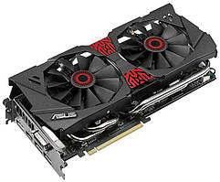 Відеокарта PCIe Nvidia GeForce GTX 980 4Gb ASUS STRIX GTX980-DCOC-4GD5 (DVI, HDMI, 3 x DisplayPort) бу