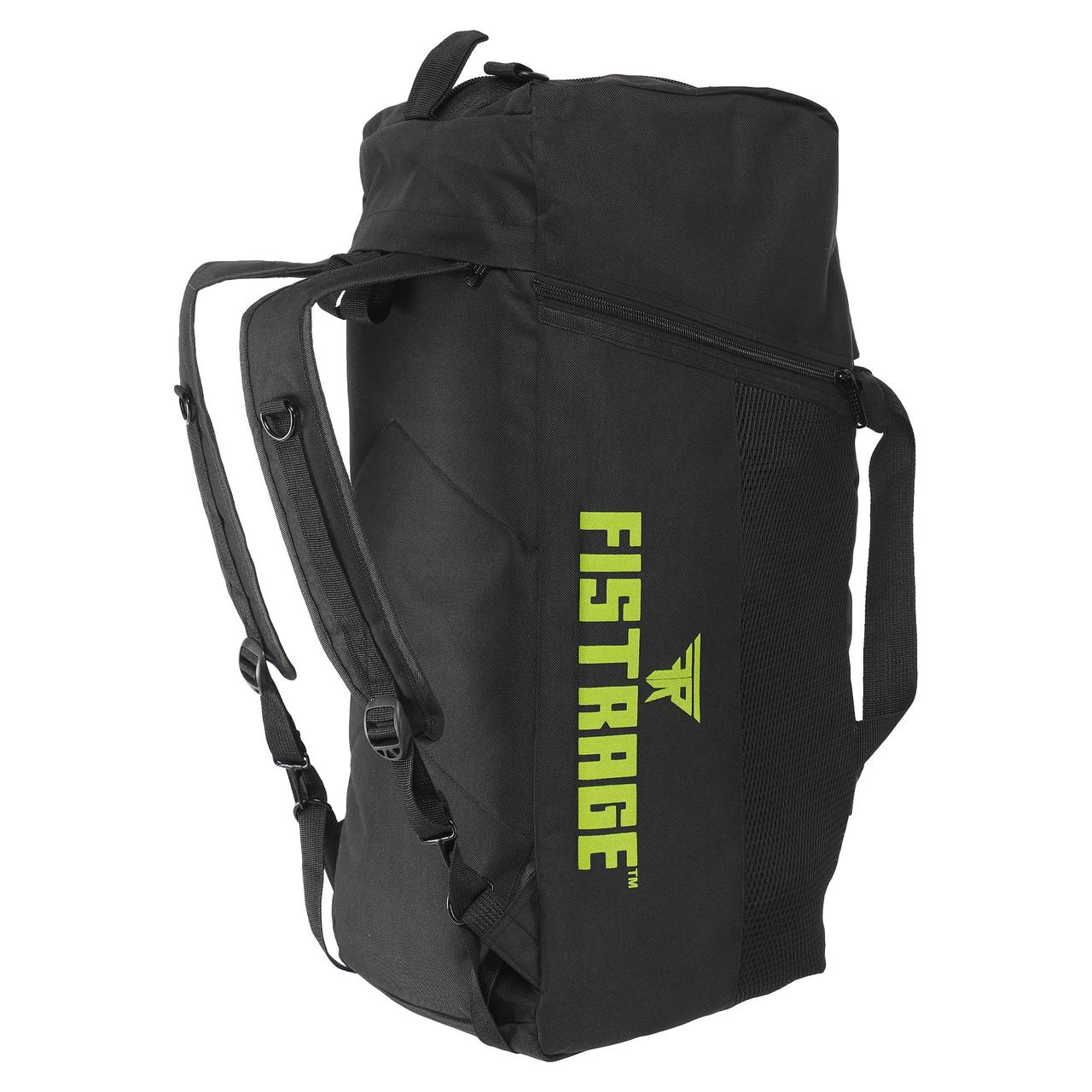 Сумка спортивна 2 в 1 FISTRAGE VL-4175 60x25x25 чорна сумка-рюкзак для залу, фото 1