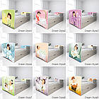 Дитяче ліжко з шухлядою, ліжко для дівчинки на ламелях з бортиком Дрема, фото 3