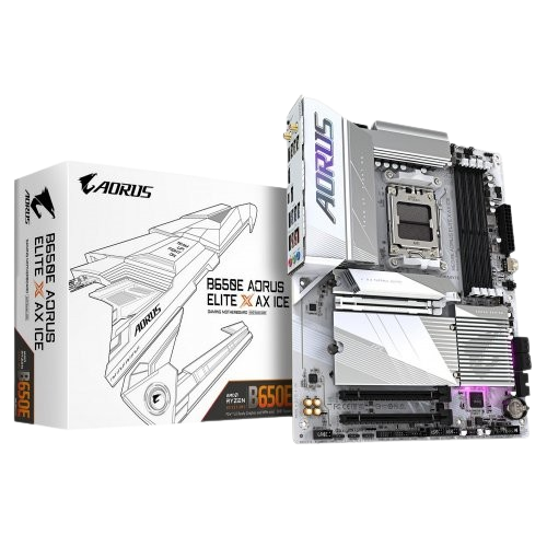 Материнська плата Gigabyte B650 Aorus Elite AX Ice Socket AM5 (B650 AORUS ELITE AX ICE) Б/В
