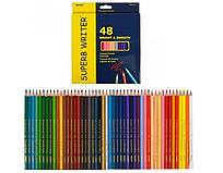 Олівці 48 кол. шестигран. Superb Writer, Marco 4100-48CB