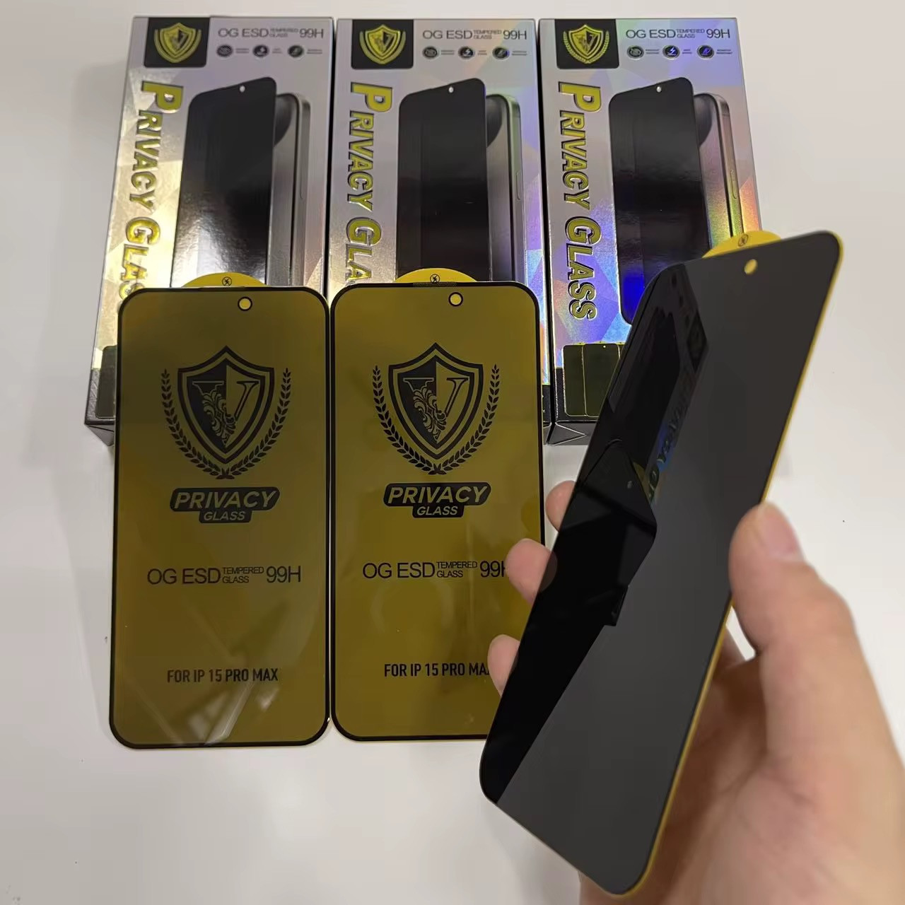 Захисне скло 99H OG ESD PRIVACY GLASS APPLE iPhone 15 | iPhone 16 6.1"