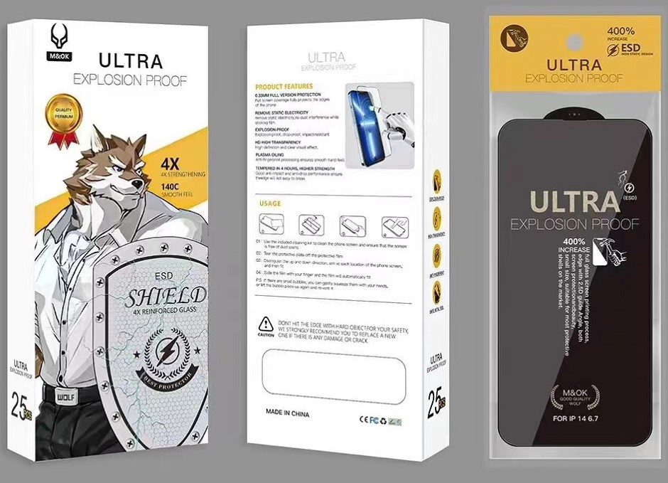 Захисне скло ESD ULTRA M&OK GLASS APPLE iPhone 14 PLUS | 13 PRO MAX