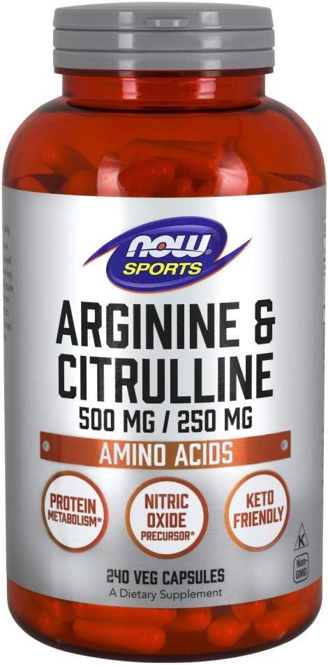 Now Foods Arginine Citrulline 240 капсул, фото 1