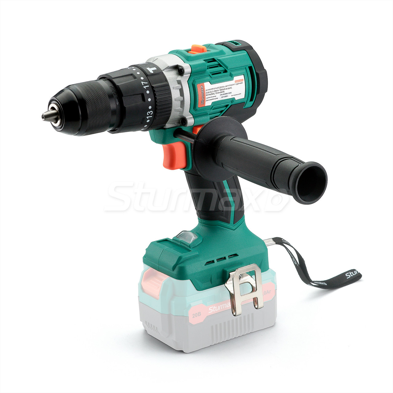 Шурупокрут акумуляторний Sturmax CDM3220CLI