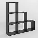 Стелаж М-ЗОН Джеко 1072 Антрацит (MZN-031003), фото 2