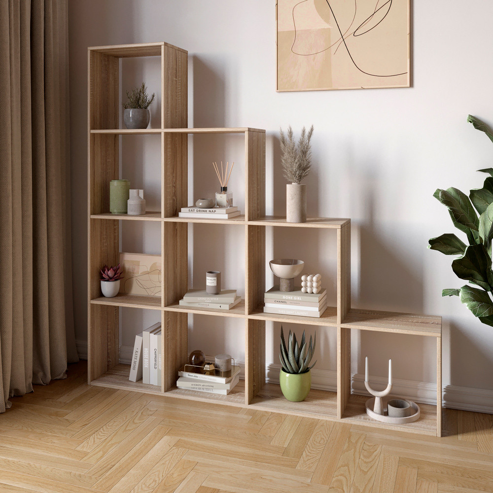 Стелаж М-ЗОН Джеко 1420 Сонома (MZN-031005), фото 1