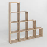 Стелаж М-ЗОН Джеко 1420 Сонома (MZN-031005), фото 2