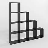 Стелаж М-ЗОН Джеко 1420 Антрацит (MZN-031006), фото 2