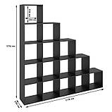 Стелаж М-ЗОН Джеко 1776 Антрацит (MZN-031009), фото 3