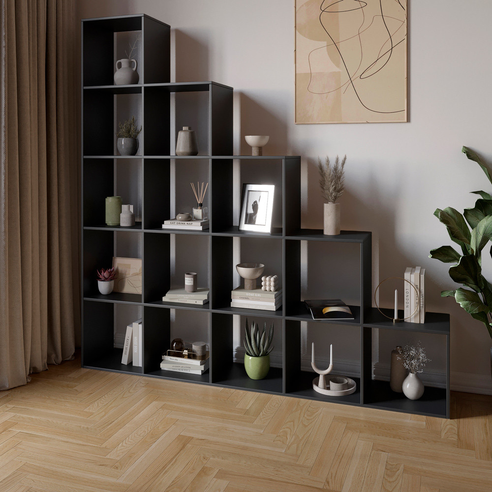 Стелаж М-ЗОН Джеко 1776 Антрацит (MZN-031009), фото 1