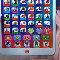 Цікавий планшетик WToys укр мова казки пісні абетка цифри екзамен скоромовки загадки музика кольори тваринки 13*1,5*20см (94568), фото 2
