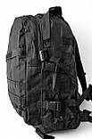 Чоловічий рюкзак чорного кольору великий (50402), фото 4