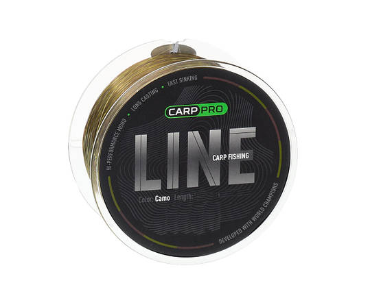 Волосінь Carp Pro Carp Fishing Line Camo 300 м 0.37 мм арт CP5303-370, фото 1