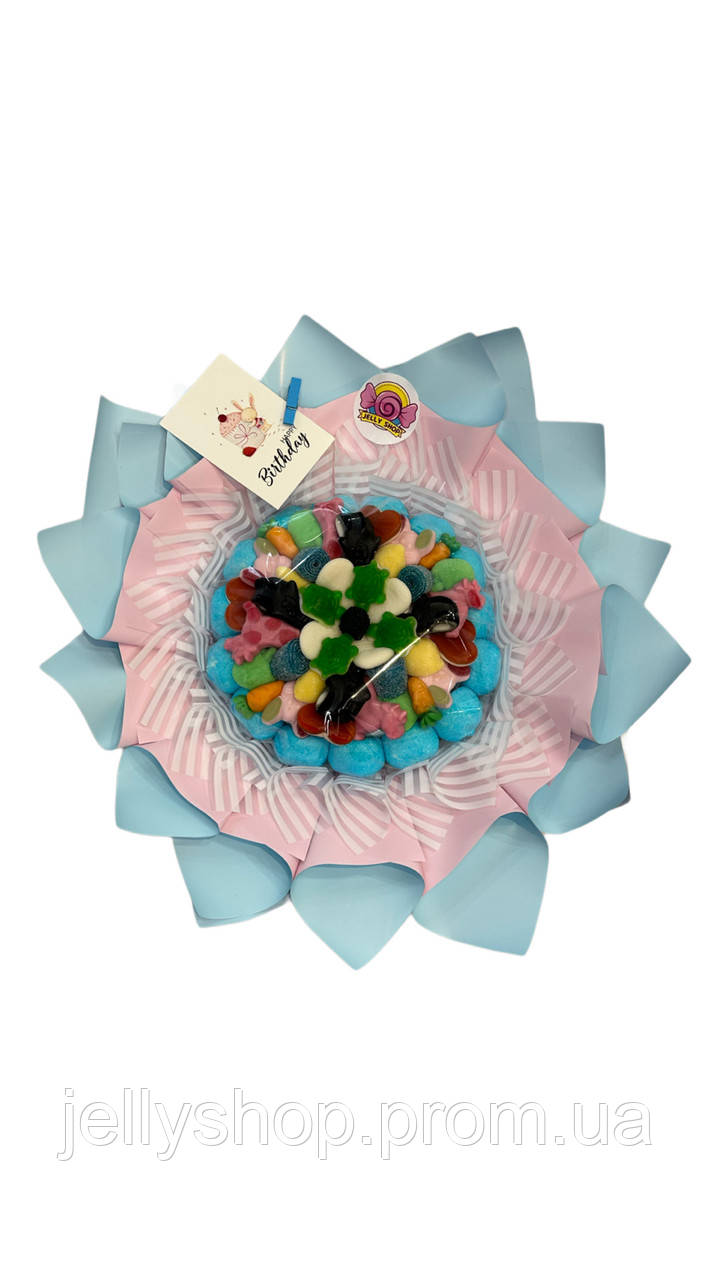 Желейный букет весом 650 грамм - фото 1 - id-p2105497741