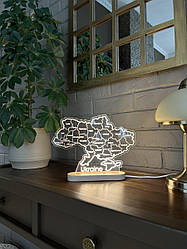 Нічник «Карта України» (Всі обласні центри) English 280