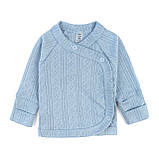 Комплект для немовлять 3 в 1 льолязу шапочка з вушками Blue, фото 2