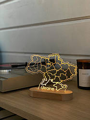 Нічник «Карта України» (Kyiv)