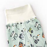 Повзуни для хлопчиків із машинками Excavator, фото 2