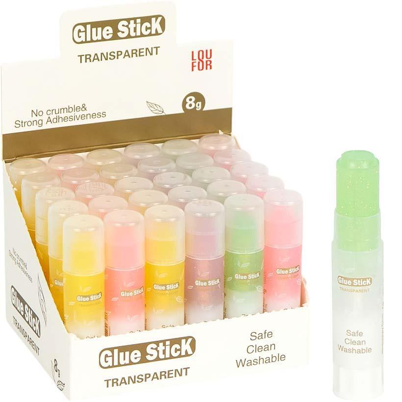Клей-олівець Glue Stick 8 грамів ПВА, прозорий CT08A