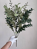 Декоративна гілка папороті . Папороть для декору (зелену, 50 см), фото 3