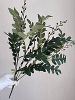 Декоративна гілка папороті . Папороть для декору (зелену, 50 см), фото 8