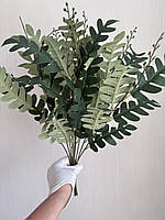 Декоративна гілка папороті . Папороть для декору (зелену, 50 см), фото 7